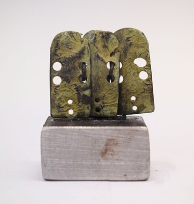 Lot 406 - Small section of scale armour, probably Roman lorica squamata