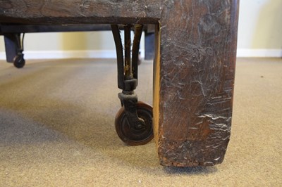Lot 171 - The Aldwick Court carved oak tester bed