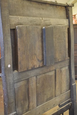 Lot 171 - The Aldwick Court carved oak tester bed