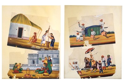 Lot 488 - Collection of twenty-one 19th Century Indian studies on mica