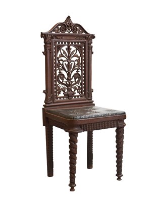 Lot 185 - Victorian cast iron chair