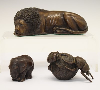 Lot 426 - Donald Greig (South African, b. 1959) - three animal studies