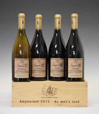 Lot 590 - Rotem & Mounir Saouma Châteauneuf-du-Pape 'Amphoraes - No man's land', 2015, Southern Rhône