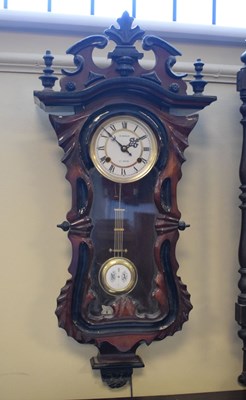 Lot 446 - Reproduction month-going spring-driven Vienna-style wall clock