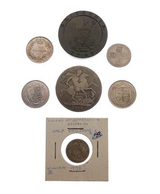 Lot 371 - George IV crown 1821