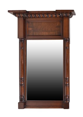 Lot 187 - Early 19th Century mahogany pier mirror