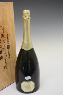 Lot 761 - Krug Champagne Clos du Mesnil, Brut Blanc de Blancs, 1985, Reims