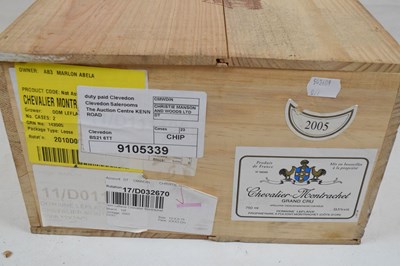 Lot 712 - Domaine Leflaive Chevalier-Montrachet Grand Cru, 2005, Côte de Beaune, Burgundy