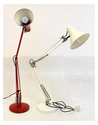 Lot 633 - Two anglepoise desk lamps