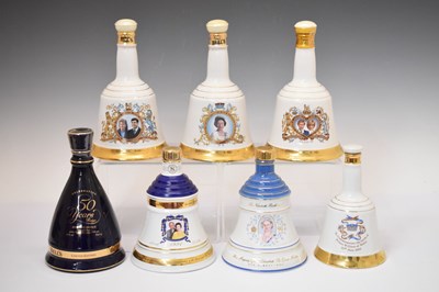 Lot 357 - Quantity of Bells Scotch whisky Wade bell decanters