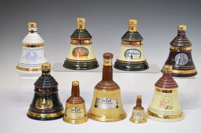Lot 358 - Quantity of Bells Scotch whisky Wade bell decanters