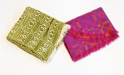 Lot 229 - Welsh blanket, etc.