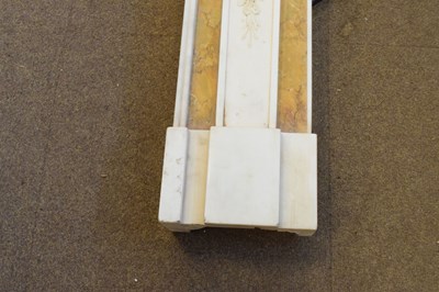 Lot 170 - Fine neoclassical style statuary marble chimneypiece or fireplace surround