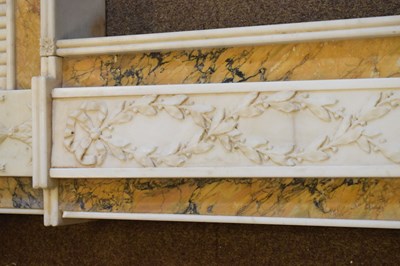 Lot 170 - Fine neoclassical style statuary marble chimneypiece or fireplace surround