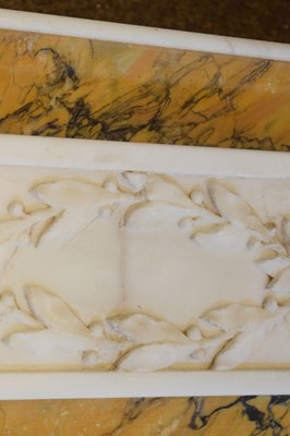 Lot 170 - Fine neoclassical style statuary marble chimneypiece or fireplace surround