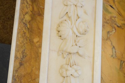 Lot 170 - Fine neoclassical style statuary marble chimneypiece or fireplace surround