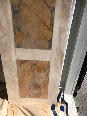 Lot 170 - Fine neoclassical style statuary marble chimneypiece or fireplace surround
