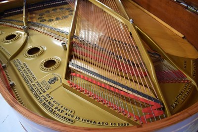 Lot 521 - Steinway & Sons - Late 19th Century decorated mahogany 'Patent Grand Piano', No. 42003, c. 1880