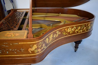 Lot 521 - Steinway & Sons - Late 19th Century decorated mahogany 'Patent Grand Piano', No. 42003, c. 1880