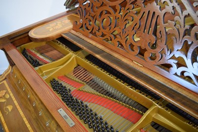 Lot 521 - Steinway & Sons - Late 19th Century decorated mahogany 'Patent Grand Piano', No. 42003, c. 1880