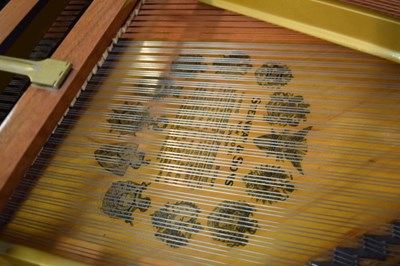 Lot 521 - Steinway & Sons - Late 19th Century decorated mahogany 'Patent Grand Piano', No. 42003, c. 1880
