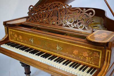 Lot 521 - Steinway & Sons - Late 19th Century decorated mahogany 'Patent Grand Piano', No. 42003, c. 1880