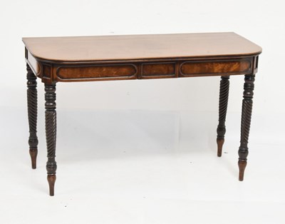 Lot 590 - 19th Century mahogany side table