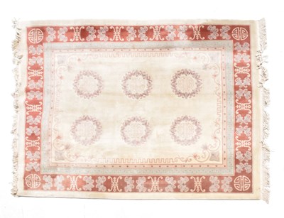 Lot 491 - Large Chinese wool carpet