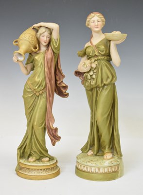 Lot 402 - Pair of Royal Dux Bohemia figures