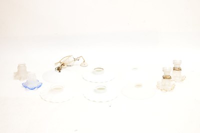 Lot 250 - Quantity of early 20th Century glass shades