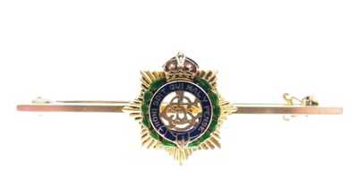 Lot 28 - Regimental sweetheart brooch