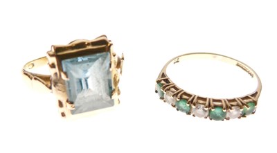 Lot 16 - Two dress rings
