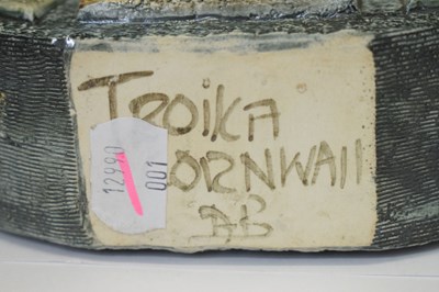 Lot 657 - Troika Pottery wheel vase