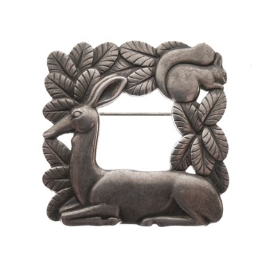 Lot 27 - Georg Jensen silver brooch
