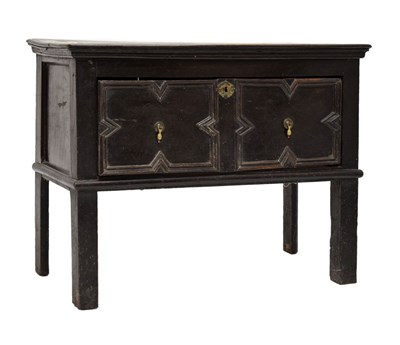 Lot 541 - 17th century geometric dresser base