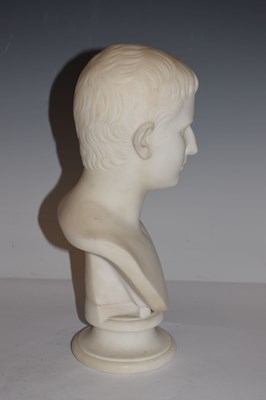 Lot 299 - 19th Century Italian Carrara marble bust of Octavian (Caesar Augustus)
