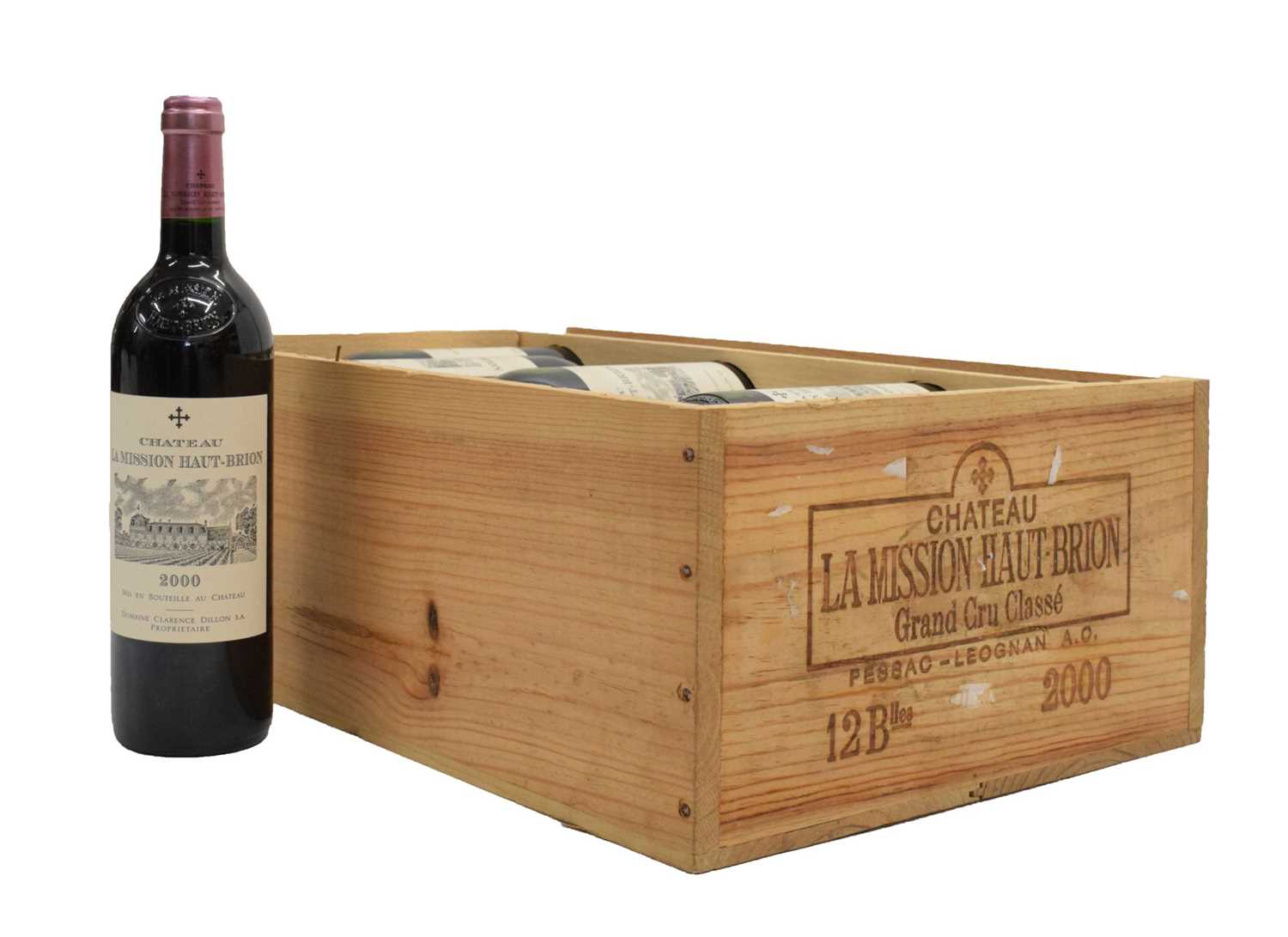 Lot 758 - Domaine Clarence Dillon Chateau La Mission Haut-Brion Grande Cru Classe, 2000, Pessac-Léognan, Bordeaux