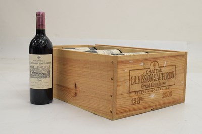 Lot 758 - Domaine Clarence Dillon Chateau La Mission Haut-Brion Grande Cru Classe, 2000, Pessac-Léognan, Bordeaux