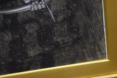 Lot 537 - Frank Dicksee - Watercolour - 'The Arrow of the Lord's Deliverance'