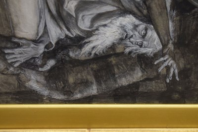 Lot 537 - Frank Dicksee - Watercolour - 'The Arrow of the Lord's Deliverance'