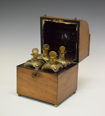 Lot 137 - Early 19th Century mahogany decanter box