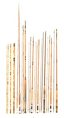 Lot 362 - Eight split cane and other fishing rods