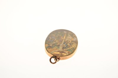 Lot 290 - Enamel and gold devotional pendant, possibly Italian, circa 1550-1600