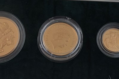 Lot 157 - Royal Mint Gold Proof four-coin Sovereign Set, 2005