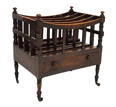 Lot 797 - Early 19th Century mahogany Canterbury