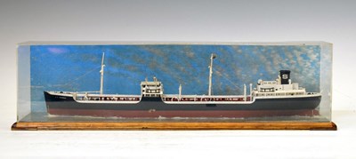 Lot 363 - Scale model of Standard Oil Company's cargo vessel/ tanker J.L. Hanna