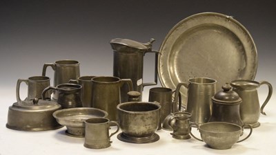 Lot 716 - Collection of 19th Century and later pewter
