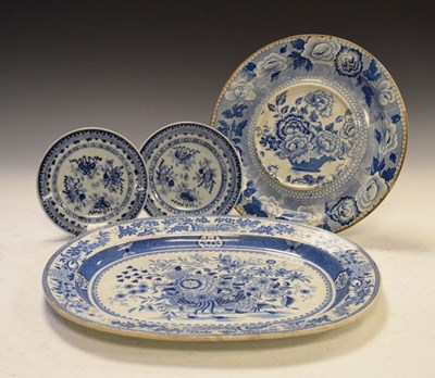 Lot 708 - Assorted 19th Century blue and white ceramics