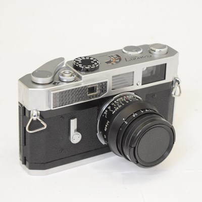 Lot 339 - Canon Model 7 camera with Jupiter-8 Hoya 40.5mm lens