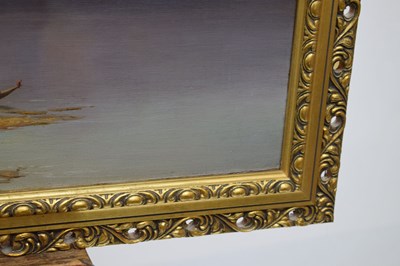 Lot 559 - Nicholas Chevalier - New Zealand oil on canvas - Lake Manapouri